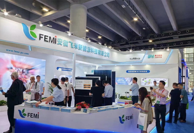 Femi La nouvelle énergie brille au salon de l'industrie de l'énergie solaire photovoltaïque et du stockage d'énergie à Guangzhou